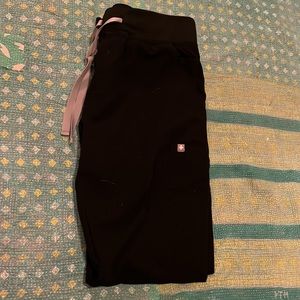 Figs Yola skinny scrub pants - xs ( black )